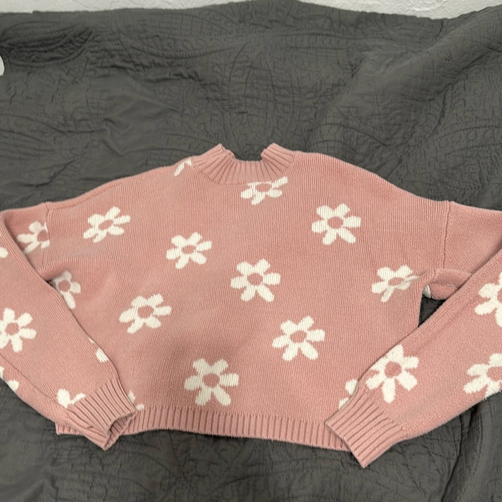 Pink sweater great for winter
